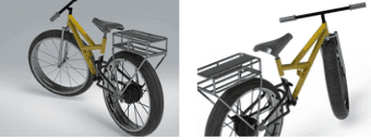 Big Mac E-Bike Design Sketches